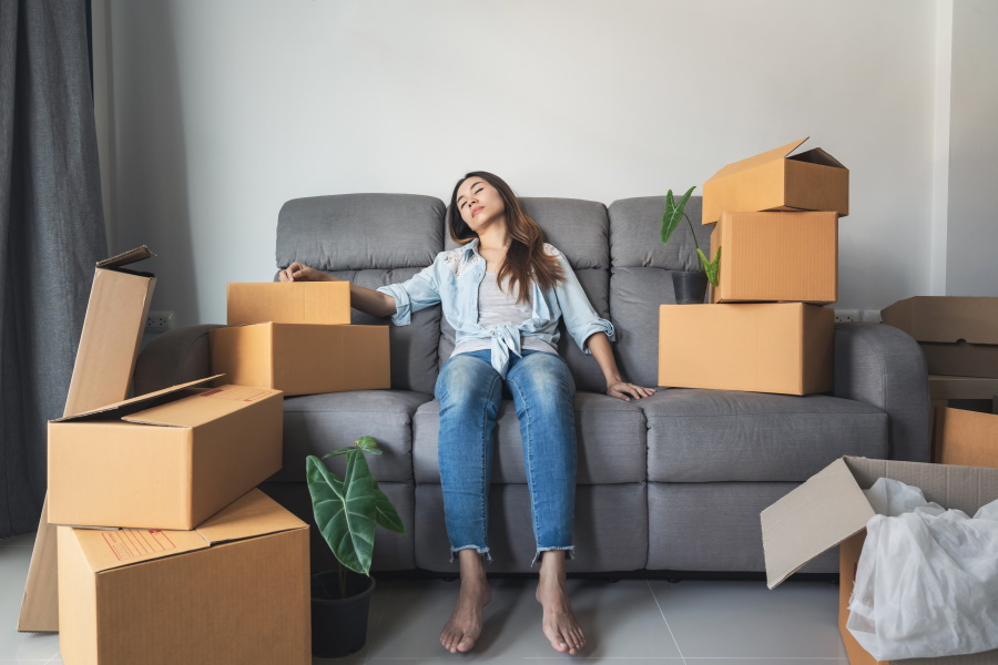 Déménagement appartement cartons 