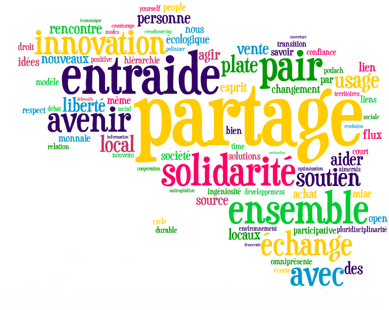 Innovation entraide partage solidarité ensemble échange 